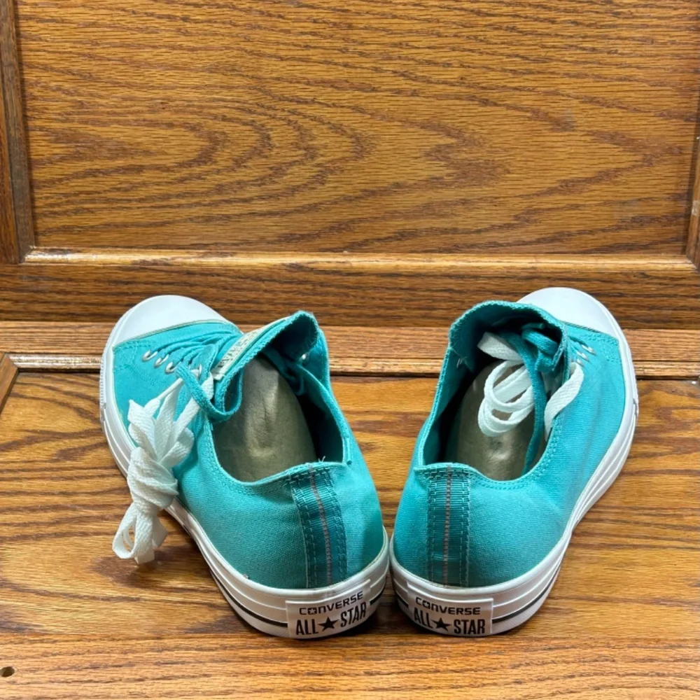 Converse CTAS Shield‎ Canvas Ox Aegean Aqua Black Buff Shoes - Picture 6 of 9
